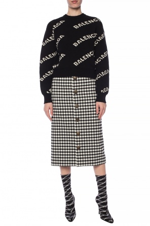 Skirt with decorative buttons, zdjęcie 2 Skirt with decorative buttons od Balenciaga
